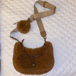 Kurt geiger faux fur multi crossbody